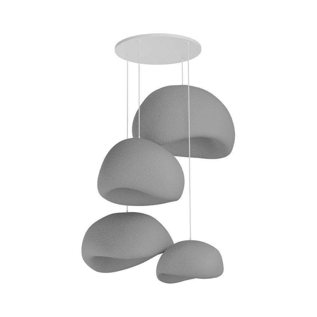 Candeeiro Teto Wabi Sabi Sabi Glows Concrete Cinza