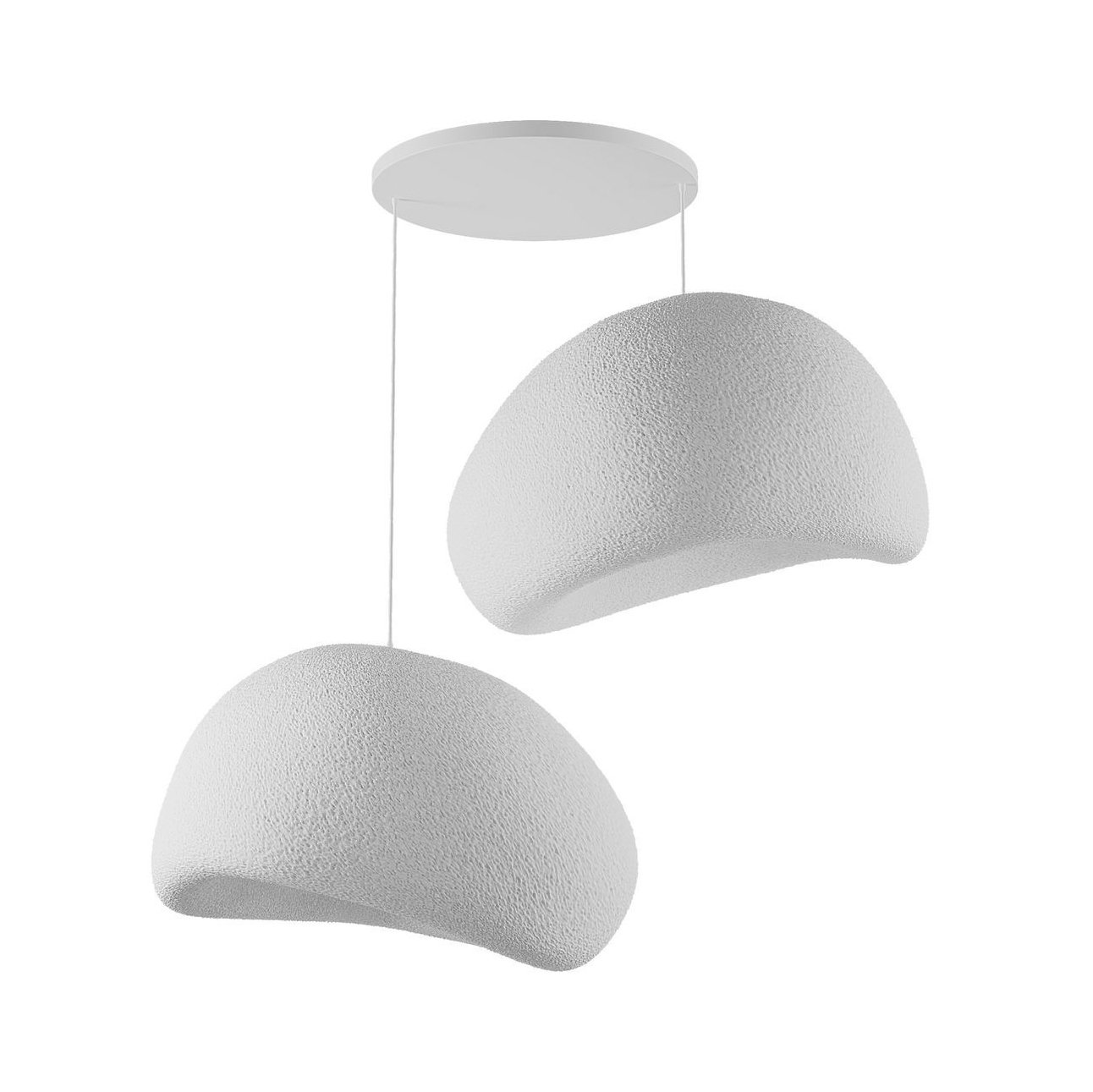 Candeeiro Teto Wabi Sabi Dustfalls Branco