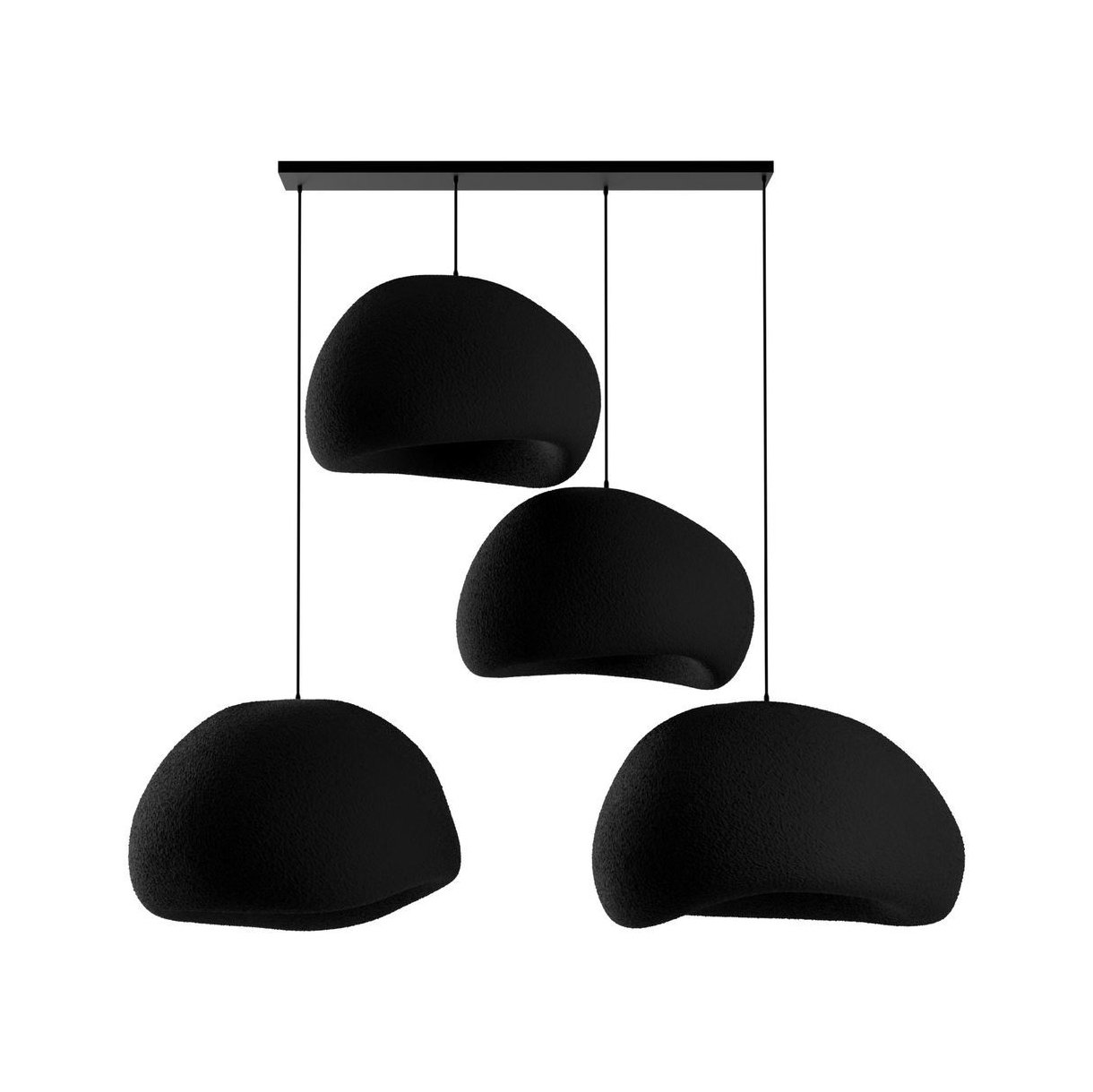 Candeeiro Teto Wabi Sabi Yugen Lights Preto