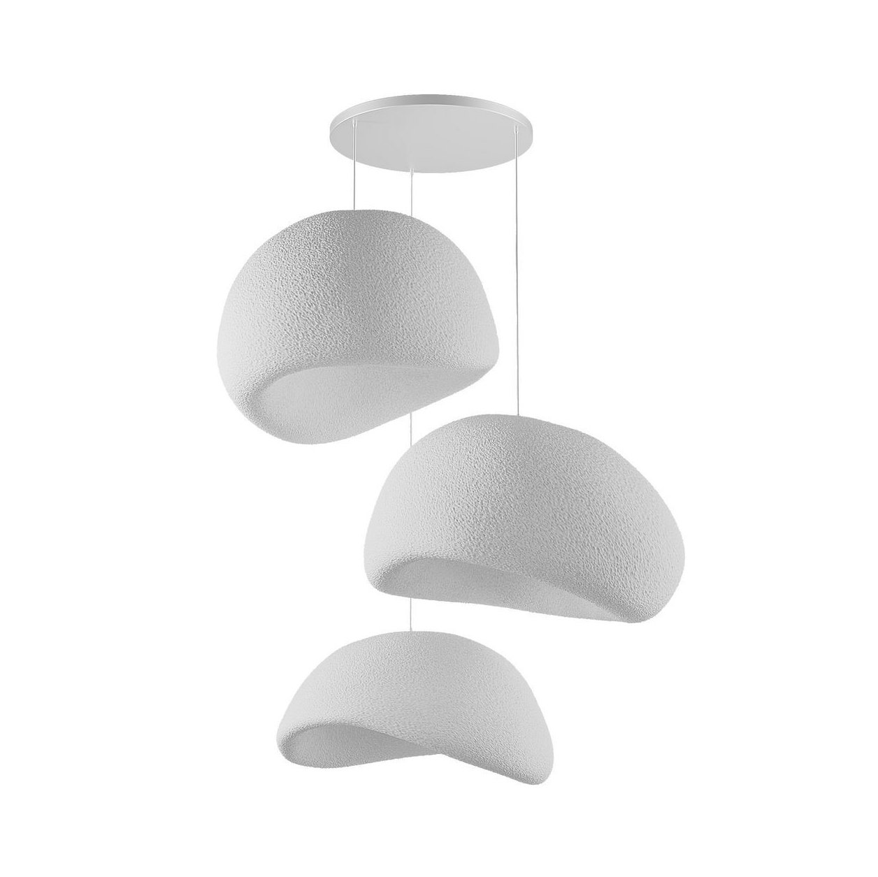 Candeeiro Teto Wabi Sabi Kanso Beams Branco