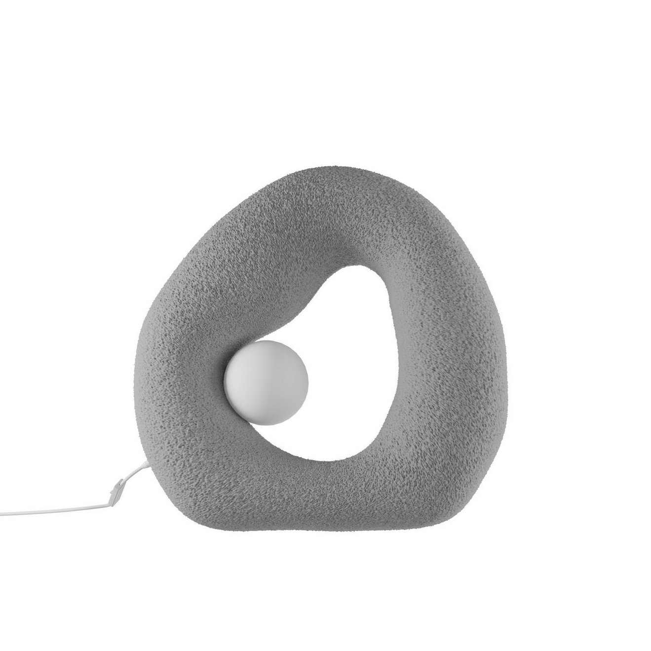 Candeeiro Mesa Wabi Sabi Pond Concrete Cinza