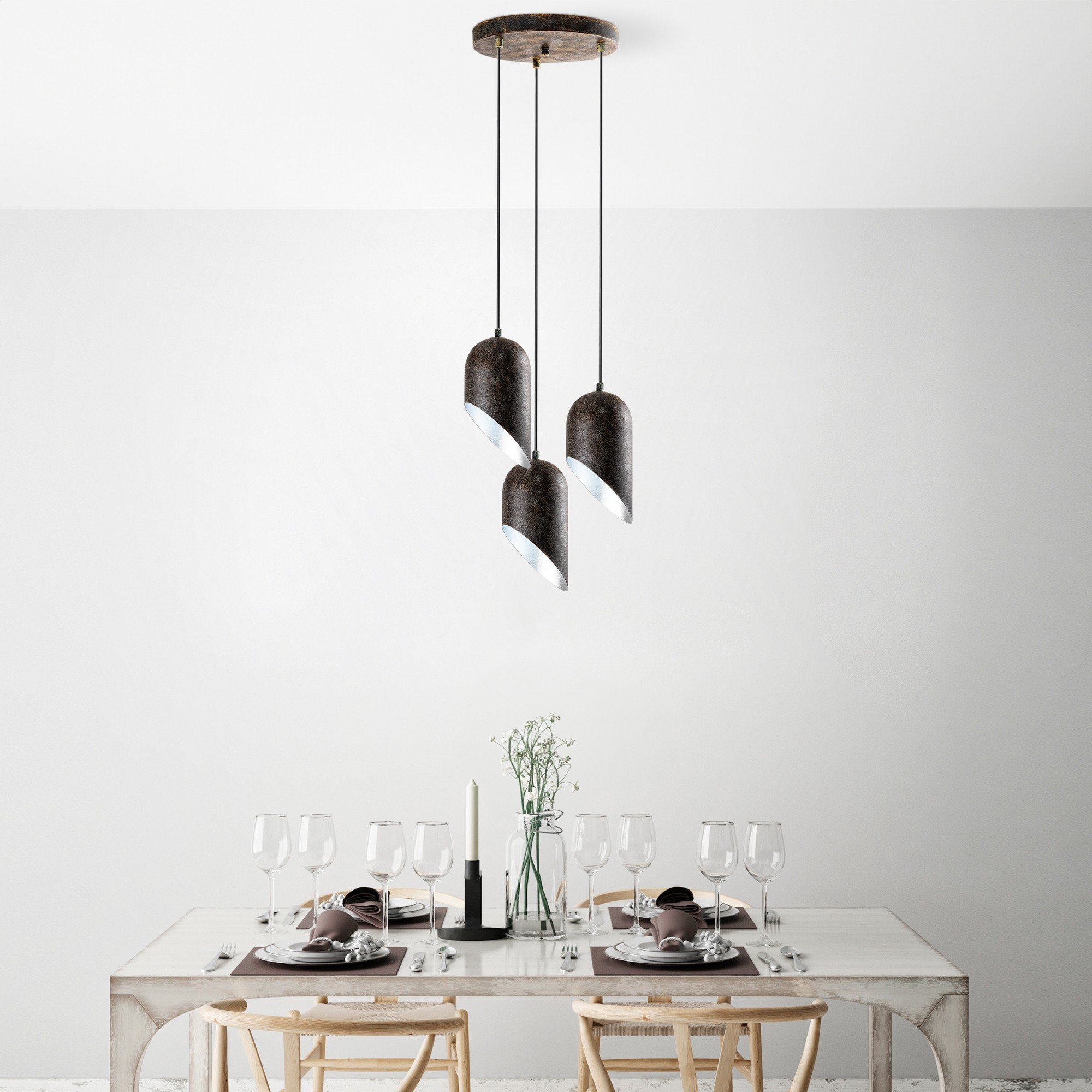 Candeeiro Teto KESIK-6176-3-RETRO