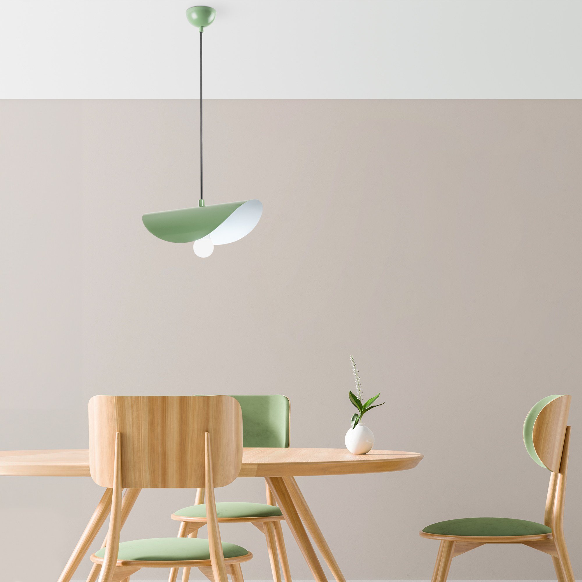 Candeeiro Teto Eger Menta