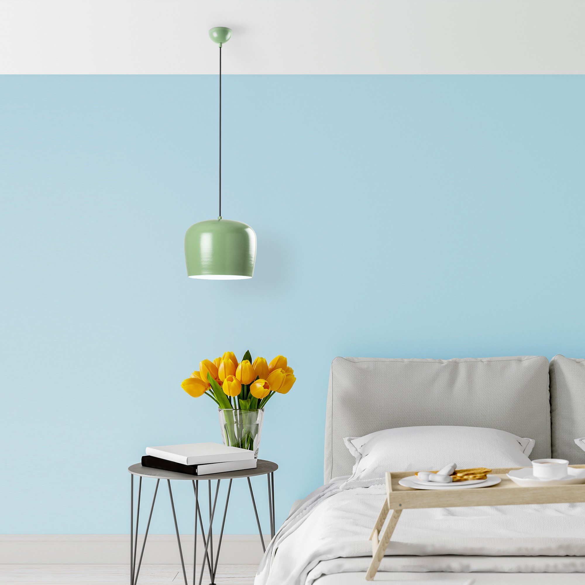 Candeeiro Teto Yozgat Menta