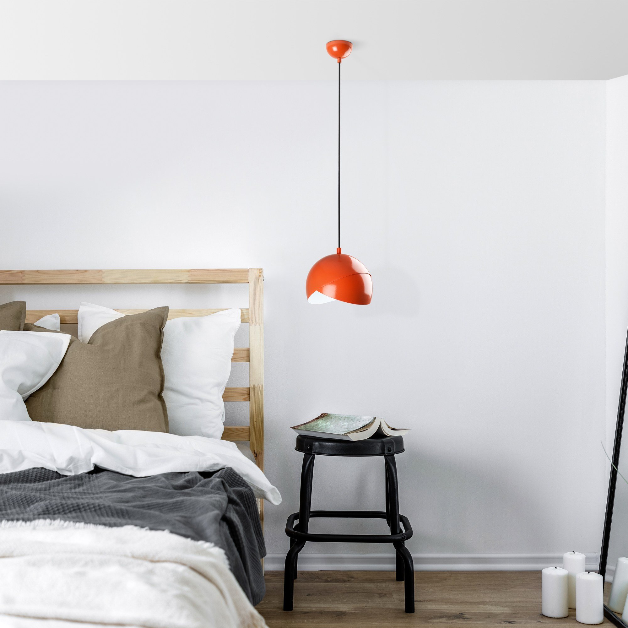 Candeeiro Teto Pacman Laranja