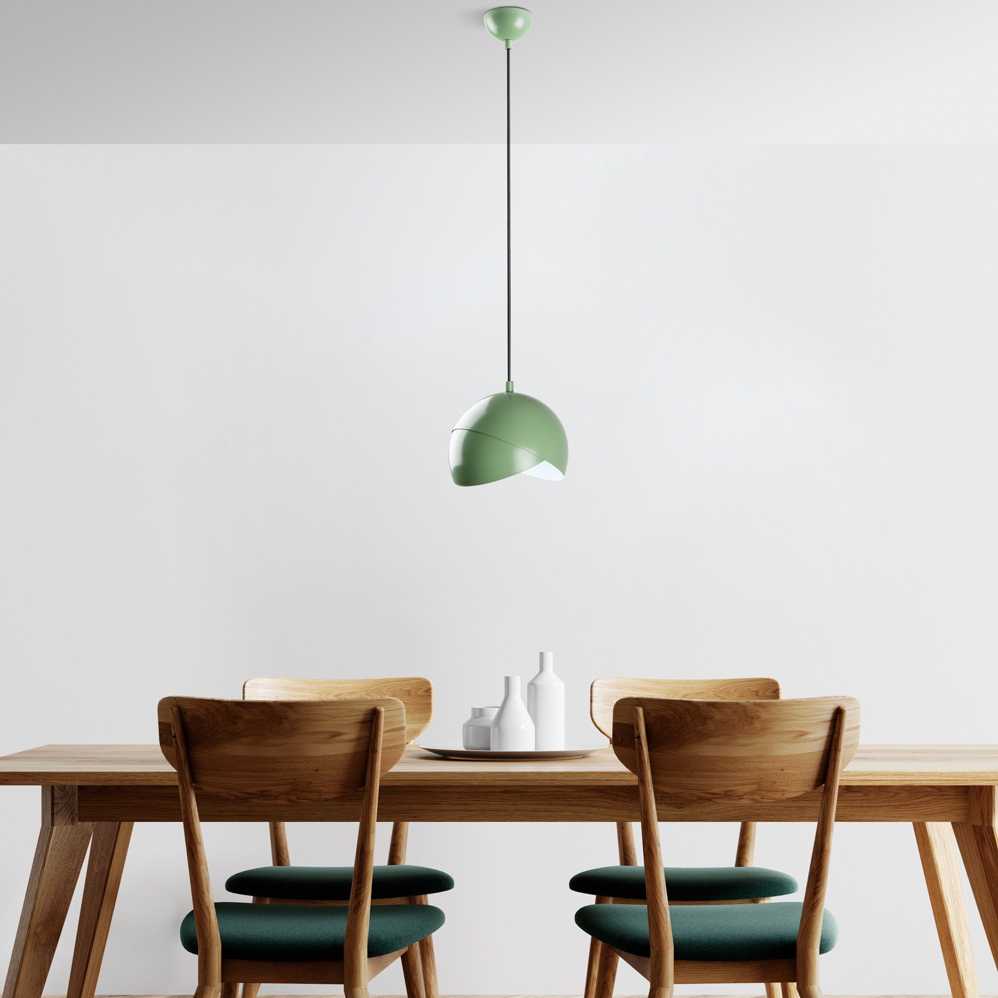 Candeeiro Teto Pacman Menta