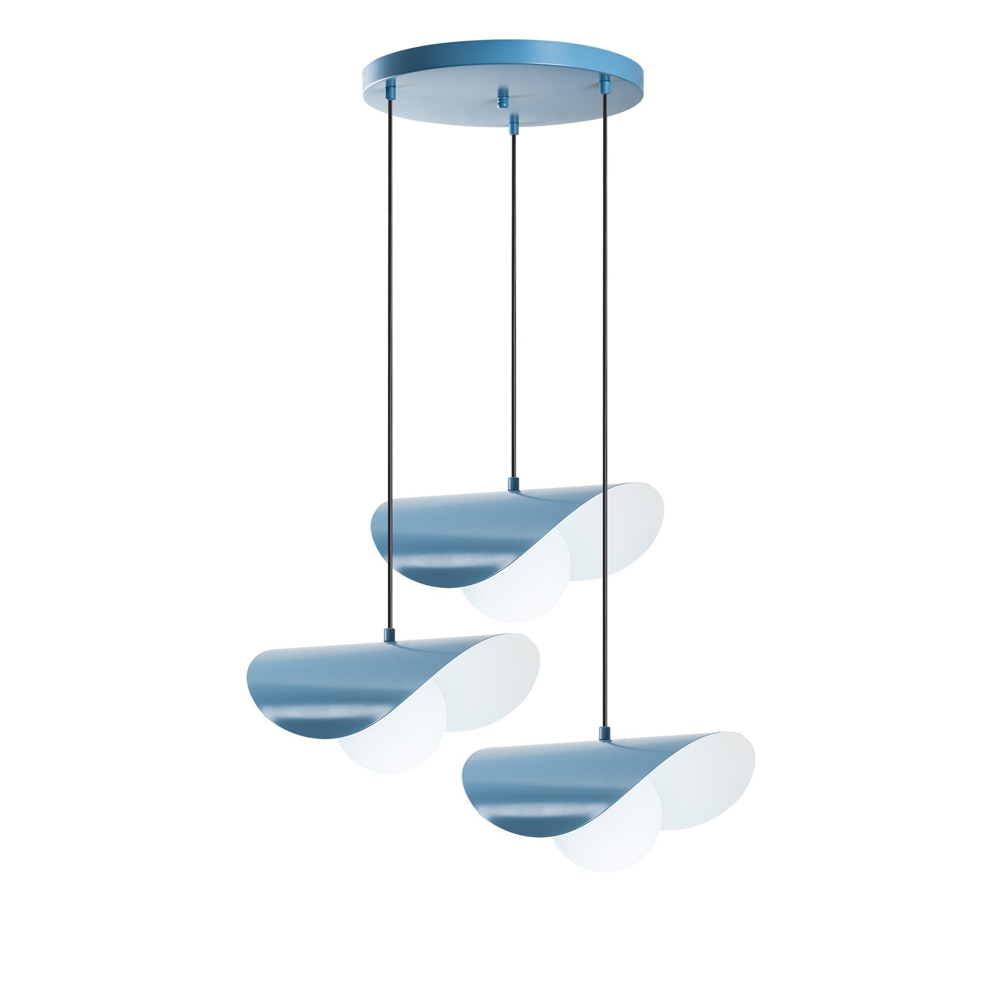 Candeeiro Teto Vatoz Nus 6141 Azul Claro