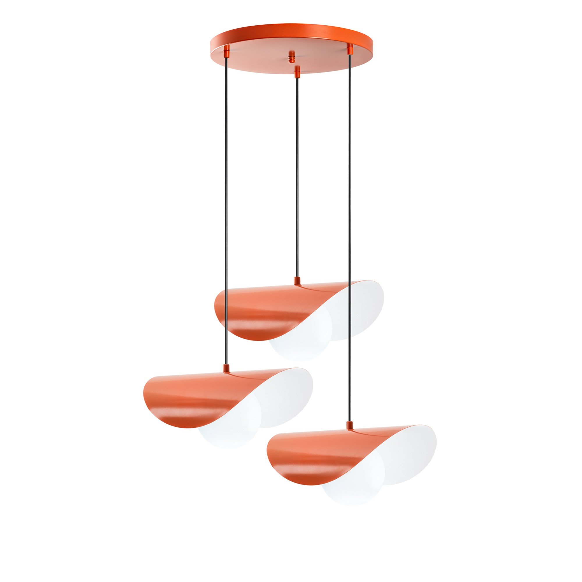 Candeeiro Teto Vatoz Nus 6141 Laranja