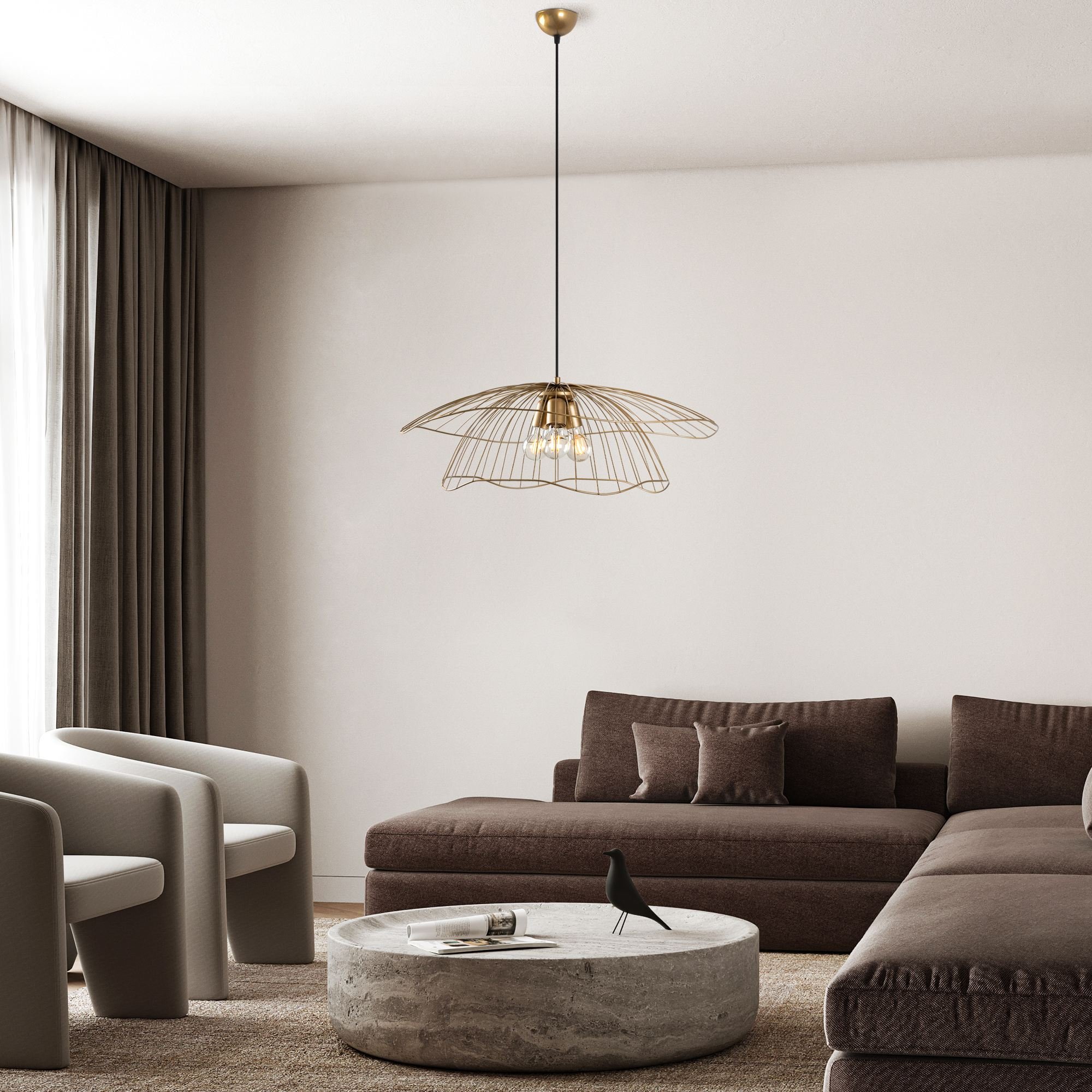 Candeeiro Teto Mantar 6503 3 Xl