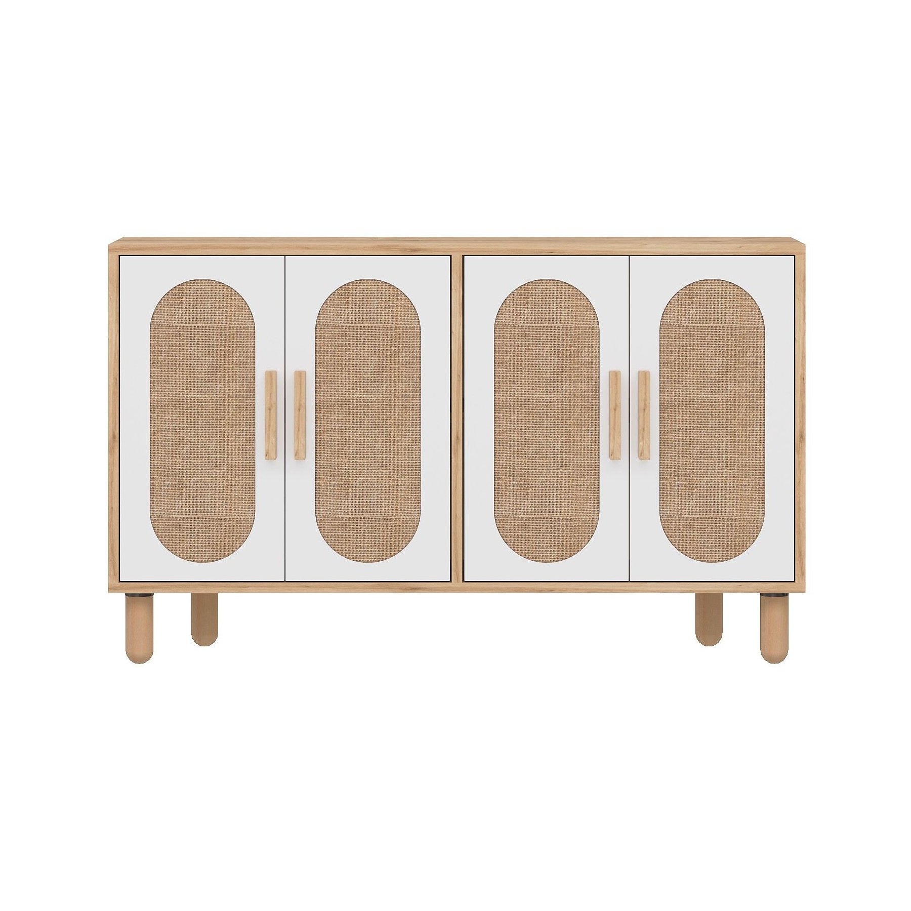 Aparador Vera Sapphire Carvalho Branco