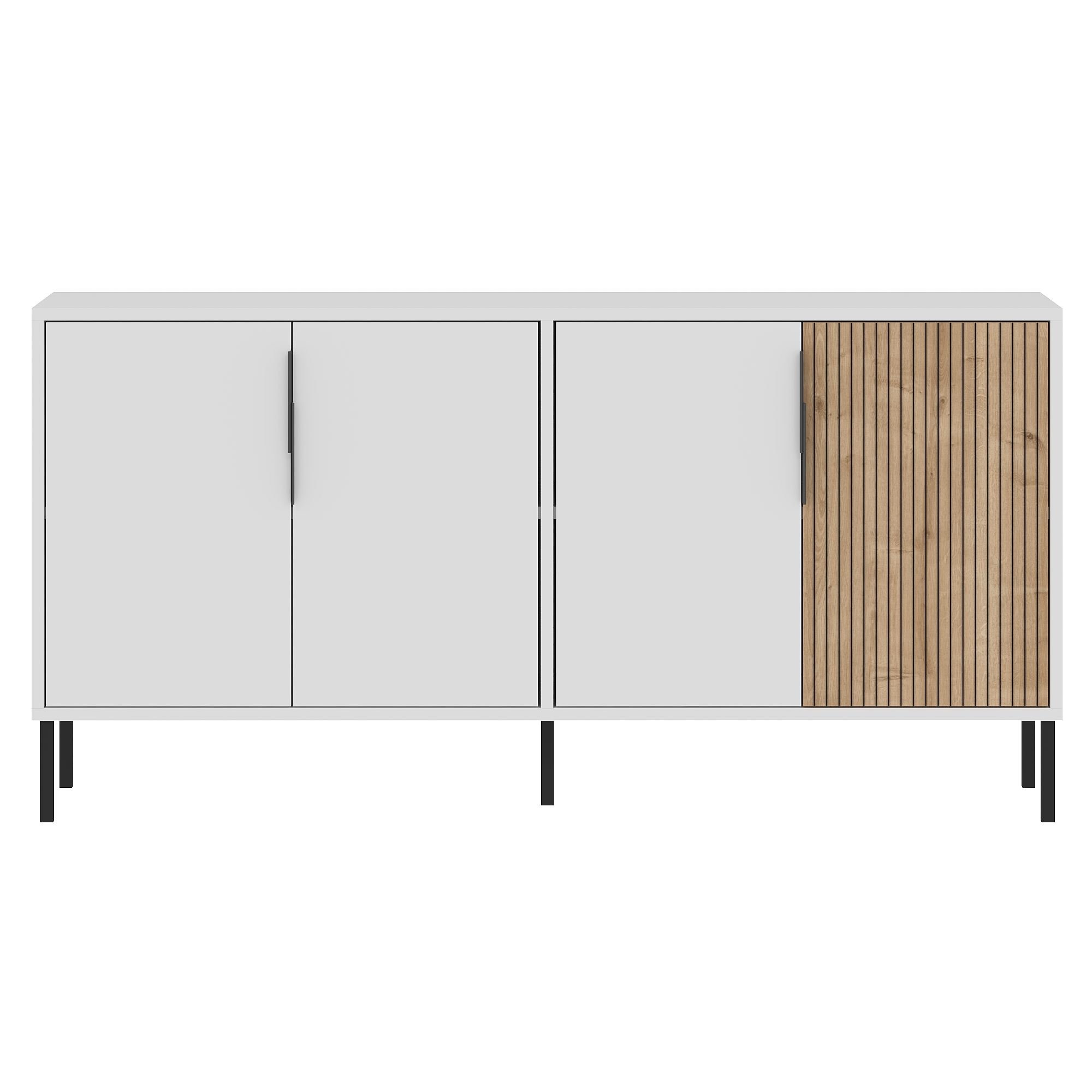 Aparador Callia Branco Sapphire Carvalho