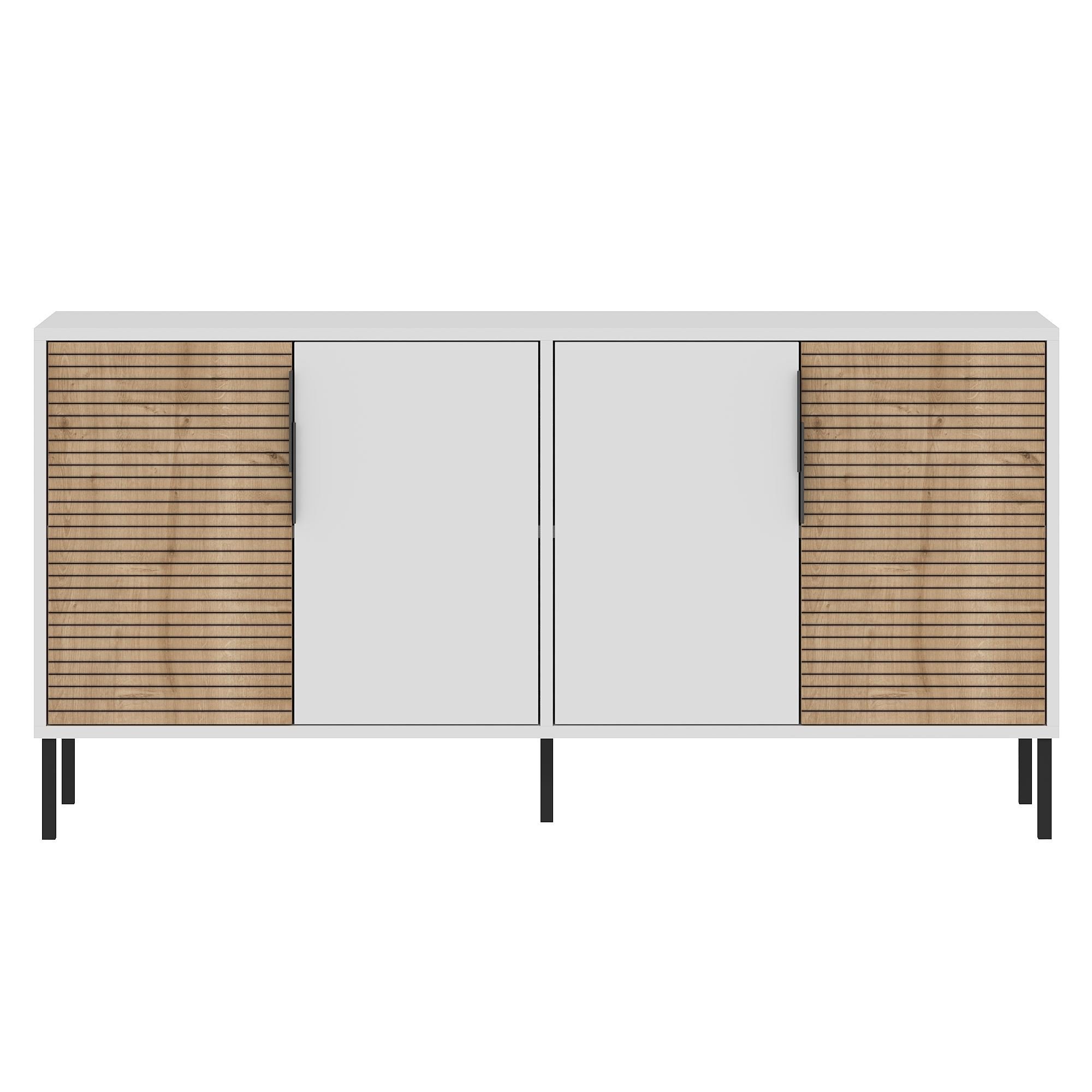 Aparador Zerra Branco Sapphire Carvalho