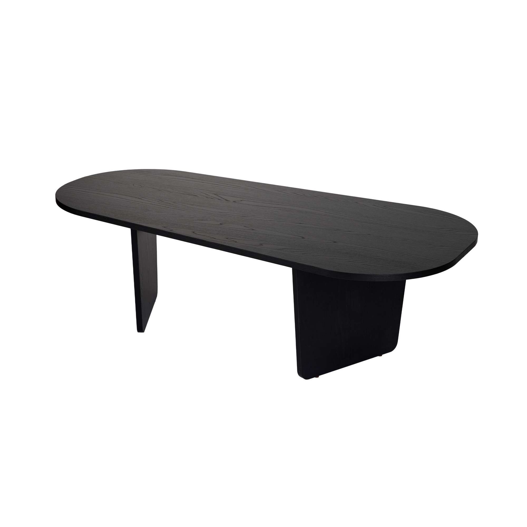 Mesa Centro Ovalis Wood Preto