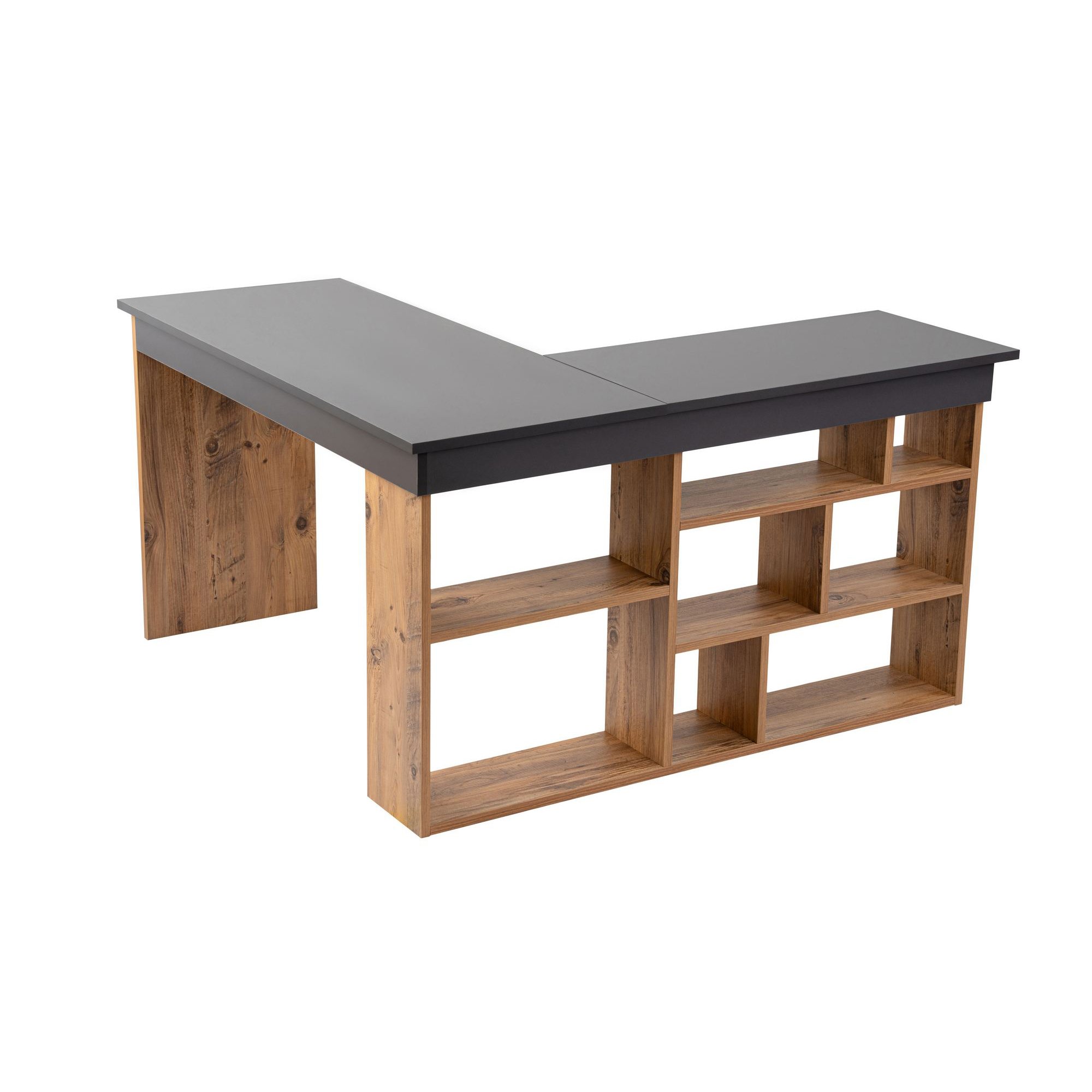 Secretária Vesper Antracite Atlantic Pinho