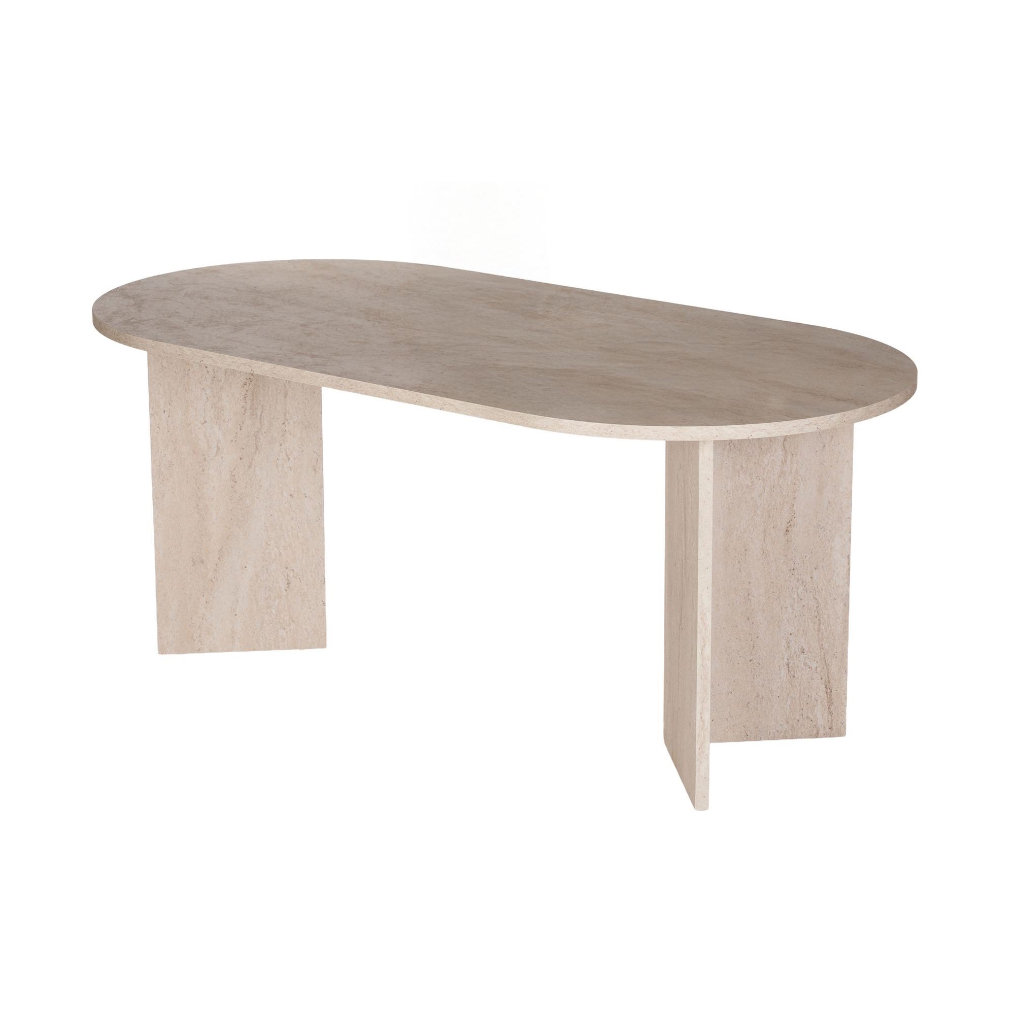 Mesa Jantar Sablin Travertine