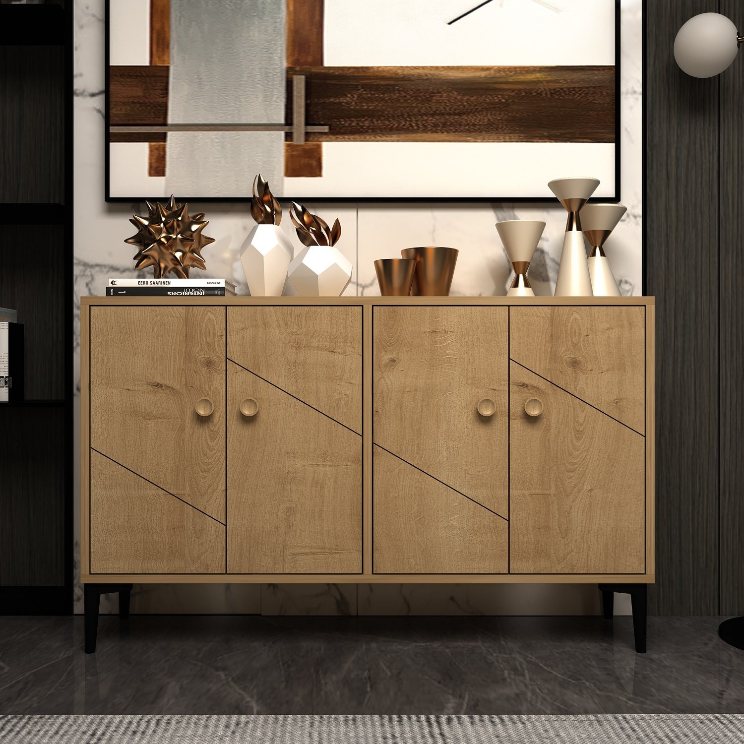 Móvel TV Myria Sapphire Carvalho