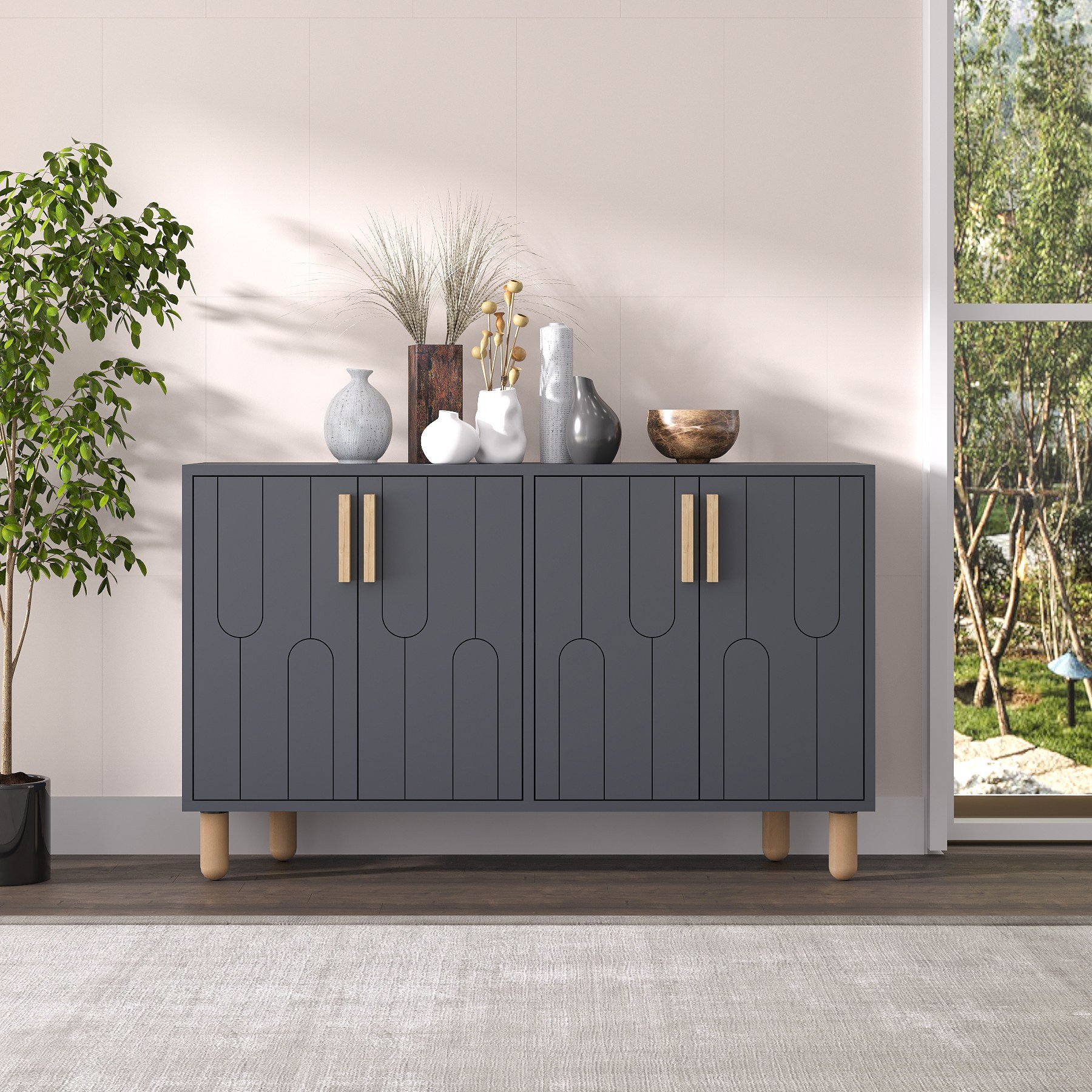 Aparador Vincent Antracite