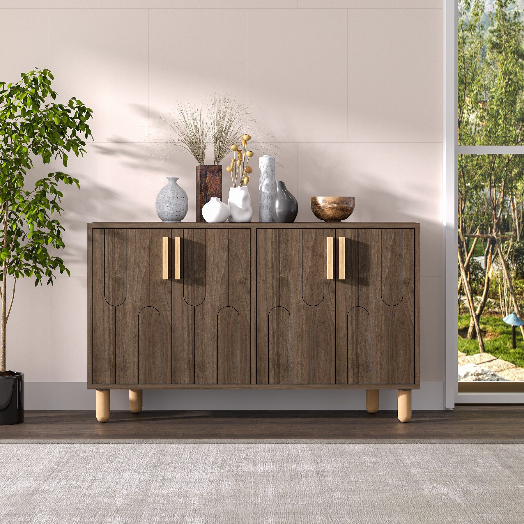 Aparador Vincent Nogueira