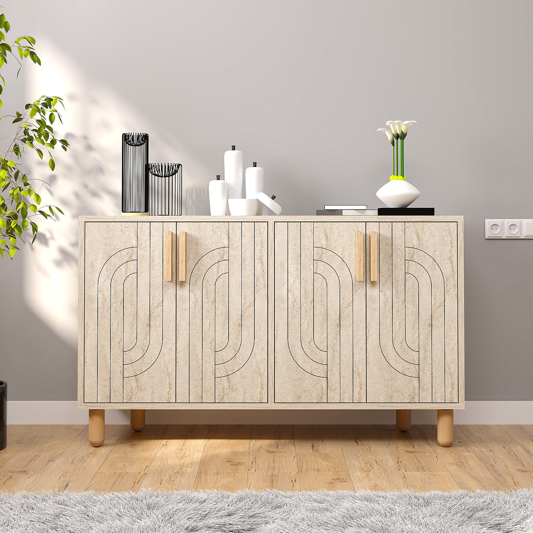 Aparador Rodney Traverten