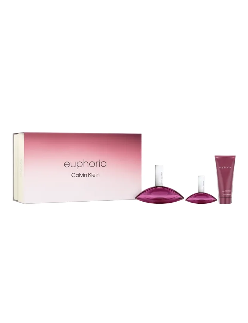 CK Euphoria Set (Eau de Parfum 100ml + EP 30ml + Body Lotion 100ml)