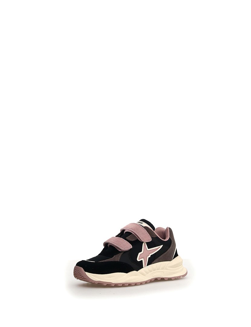 Ténis Menina Preto e Rosa