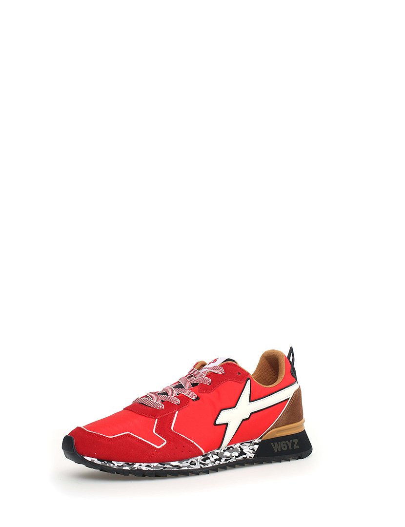 Ténis Homem Vermelho e Castanho