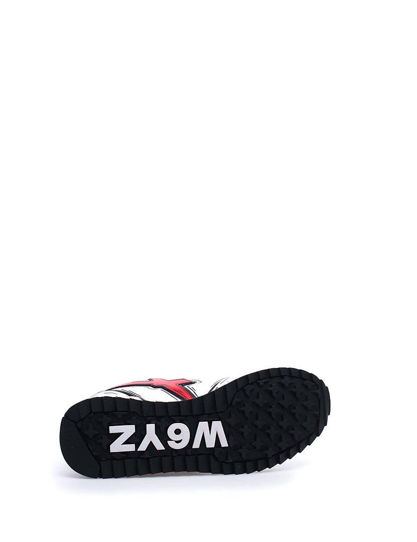 Ténis Homem Branco e Vermelho