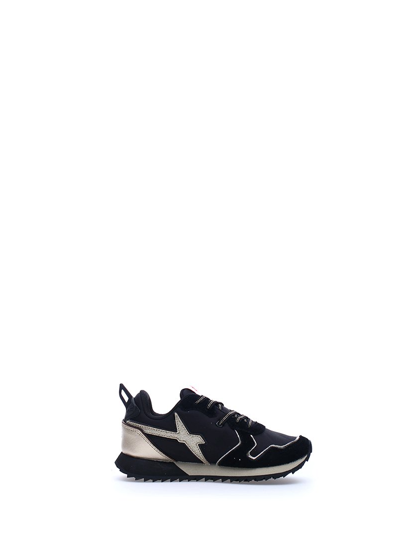 Ténis Criança Unisexo Preto e Dourado