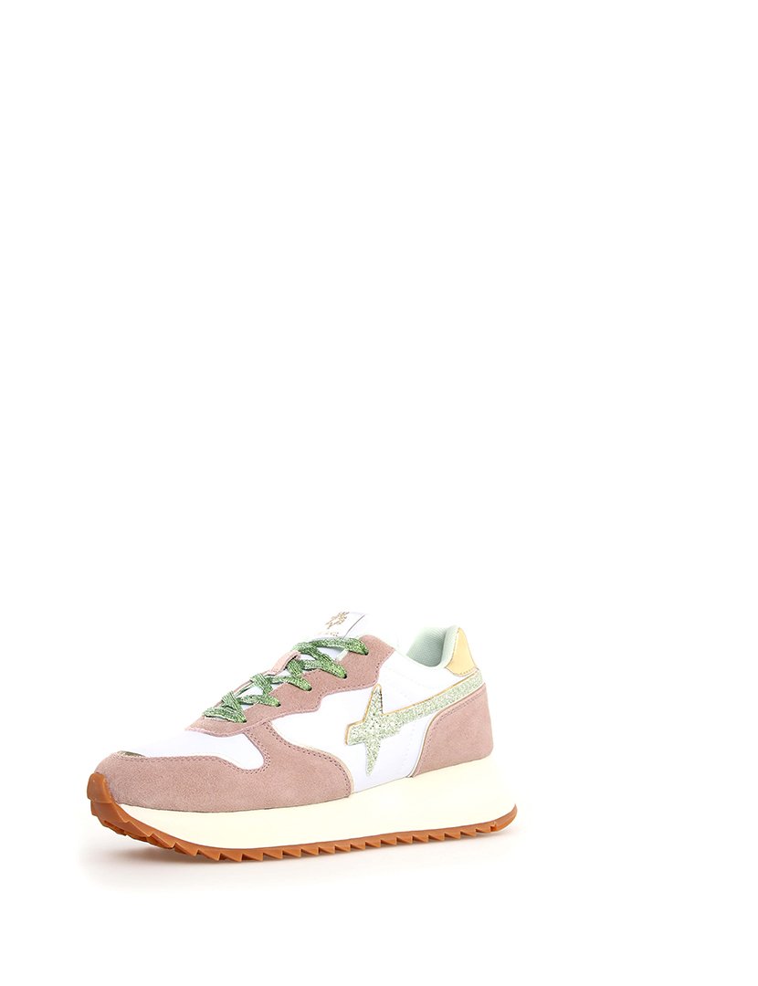 Ténis Senhora Rosa e Branco