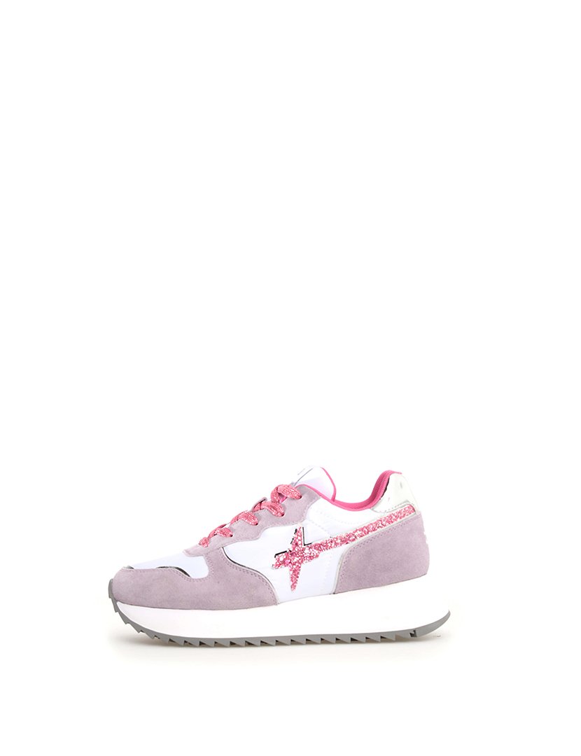 Ténis Senhora Rosa e Branco