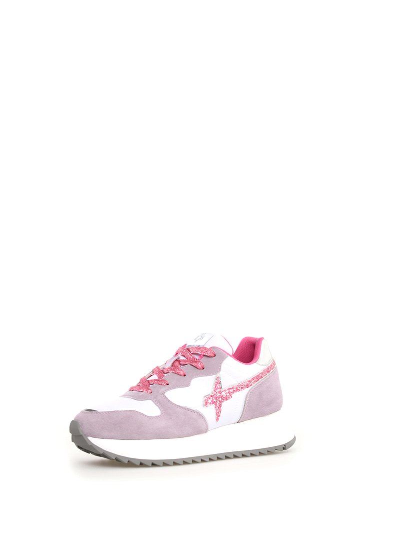 Ténis Senhora Rosa e Branco