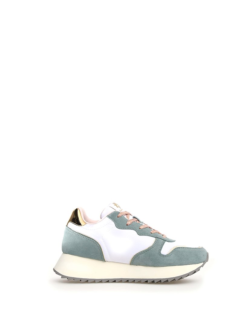 Ténis Senhora Verde e Branco