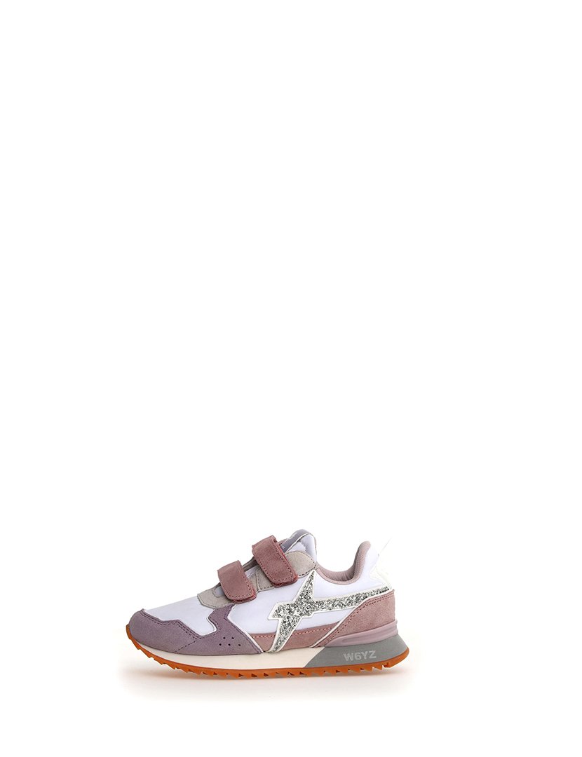 Ténis Menina Rosa e Branco