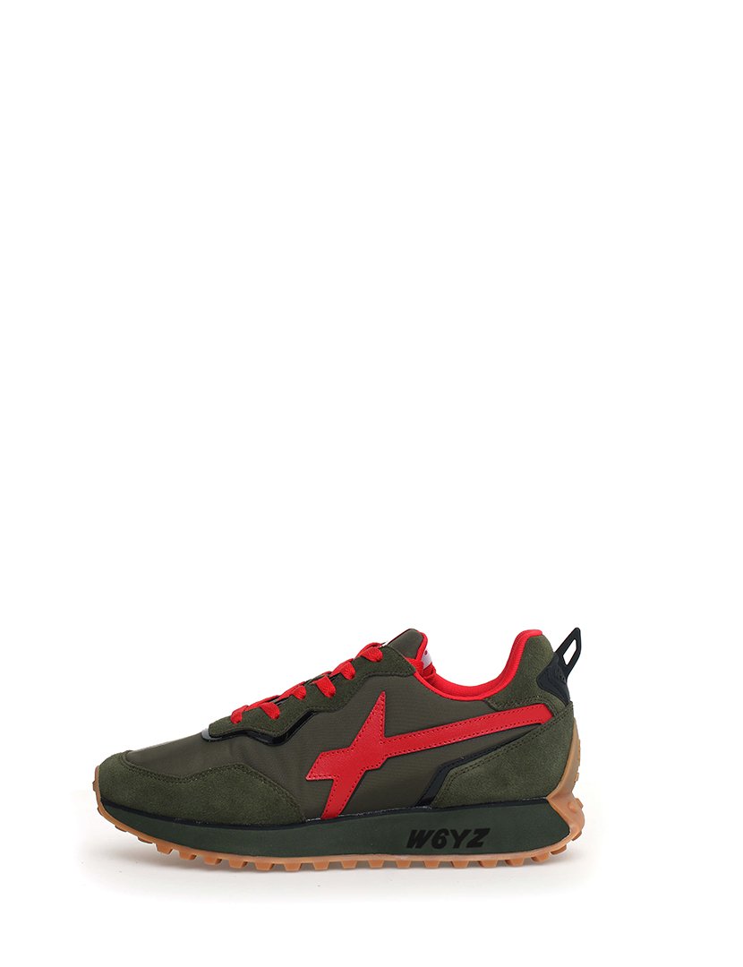 Ténis Homem Verde e Vermelho