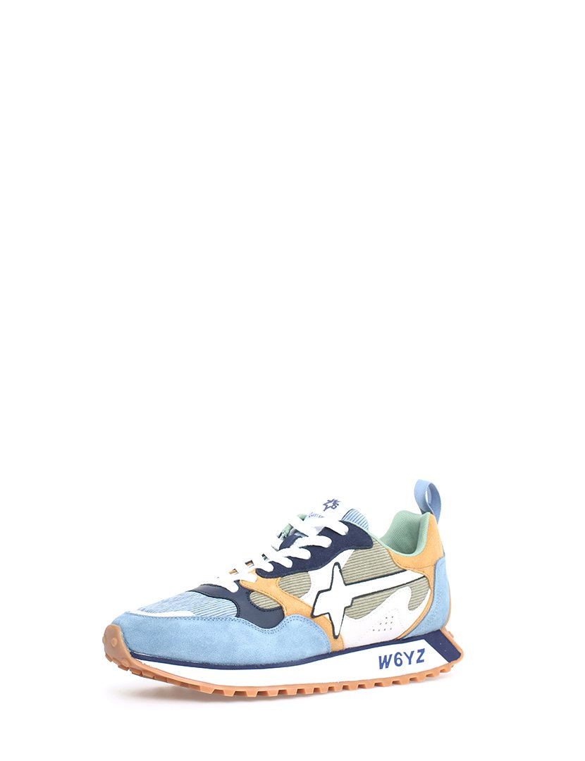 Ténis Adulto Unisexo Azul e Laranja