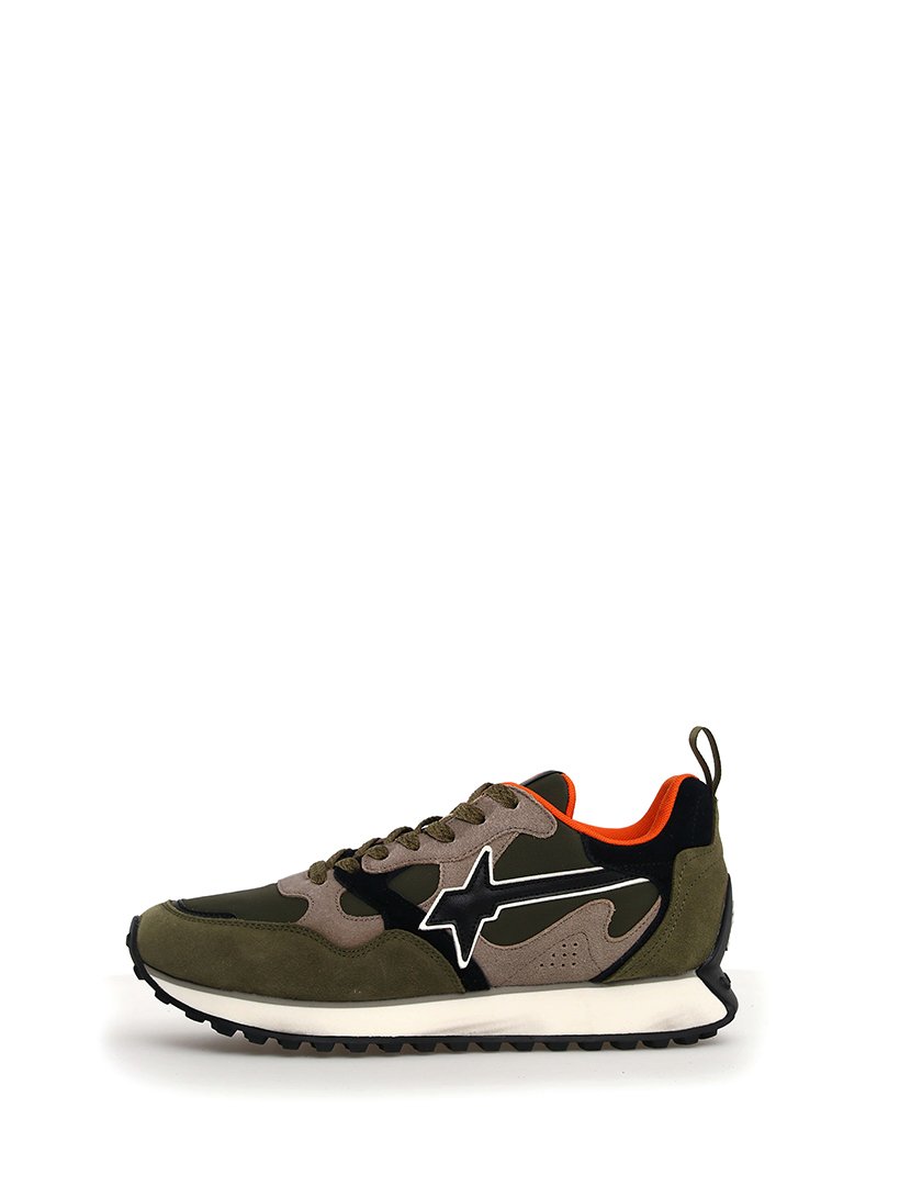 Ténis Homem Verde e Preto