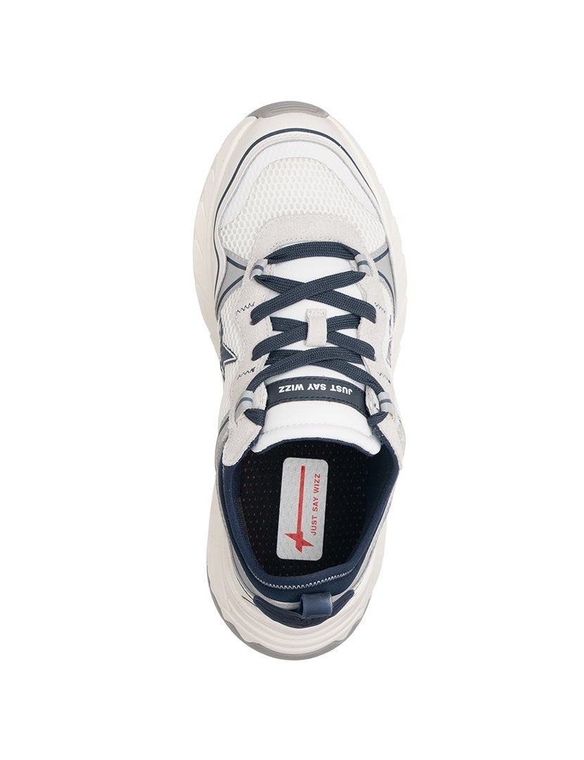 Ténis Homem Branco e Azul