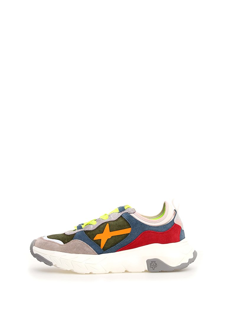 Ténis Homem Bege e Vermelho