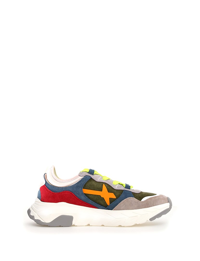 Ténis Homem Bege e Vermelho