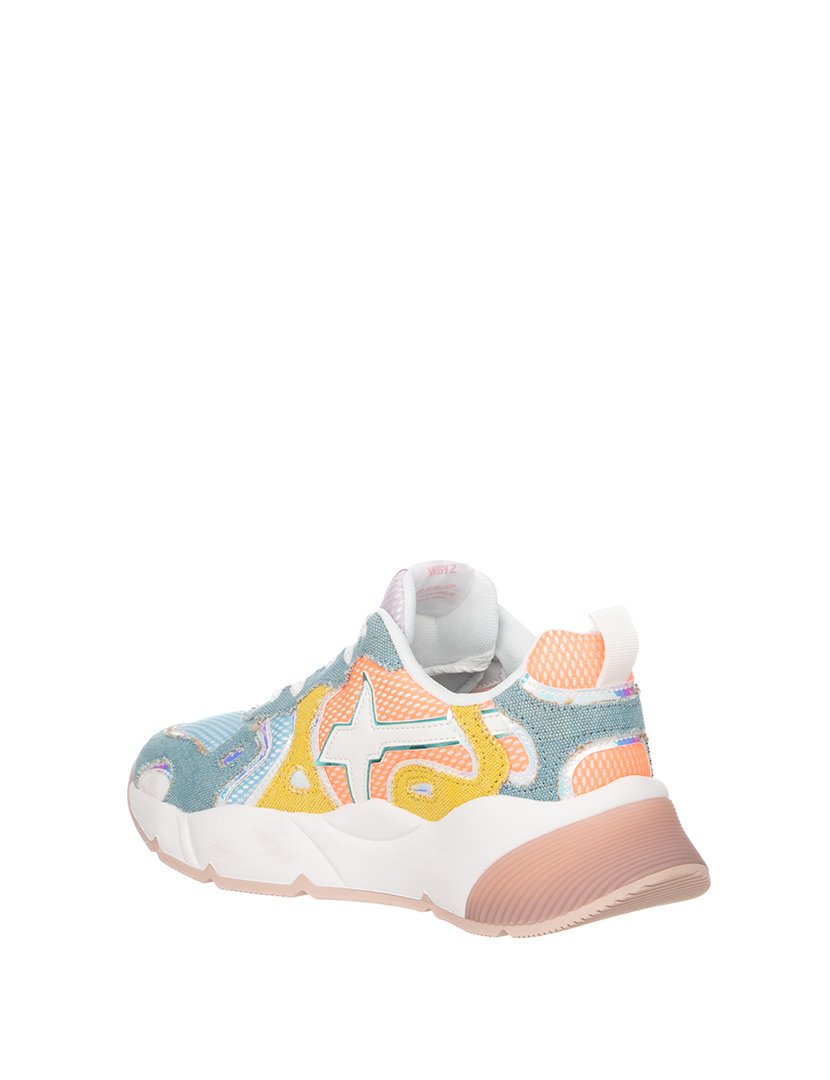 Ténis Senhora Azul e Rosa