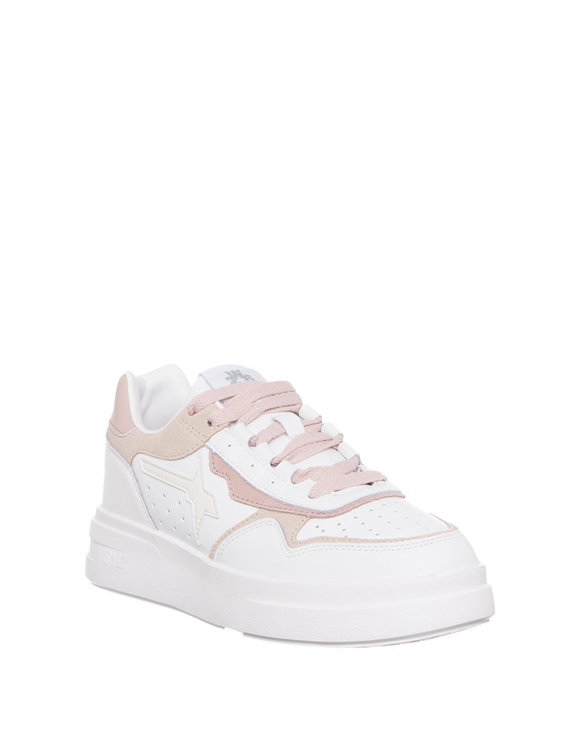 Ténis Senhora Branco e Rosa