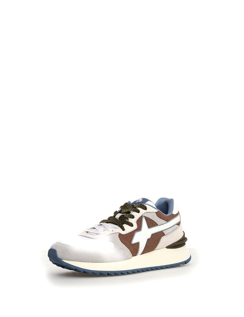 Ténis Homem Branco e Castanho