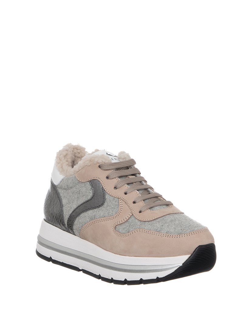 Ténis Senhora Bege e Cinza