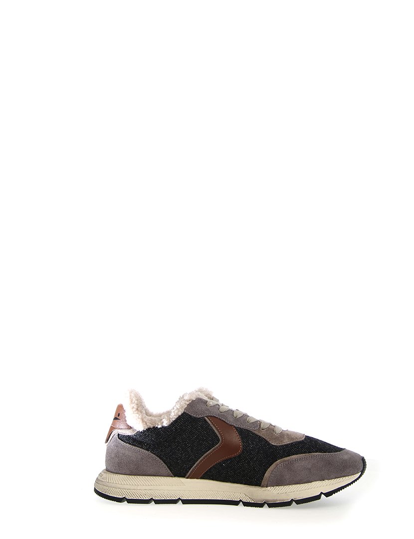 Ténis Homem Preto e Castanho