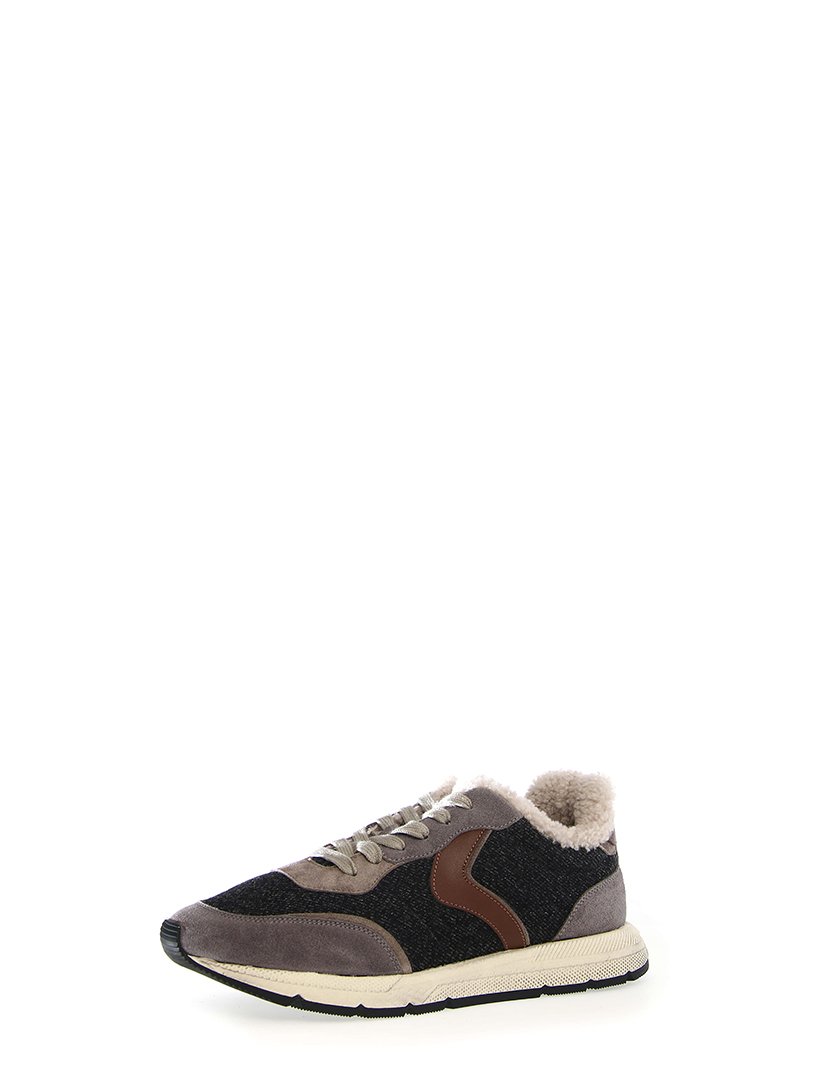 Ténis Homem Preto e Castanho