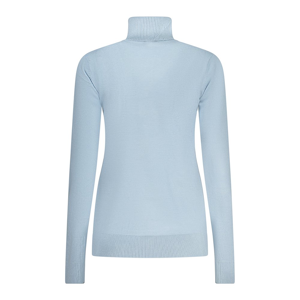 Camisola de Gola Alta Senhora Azul celeste