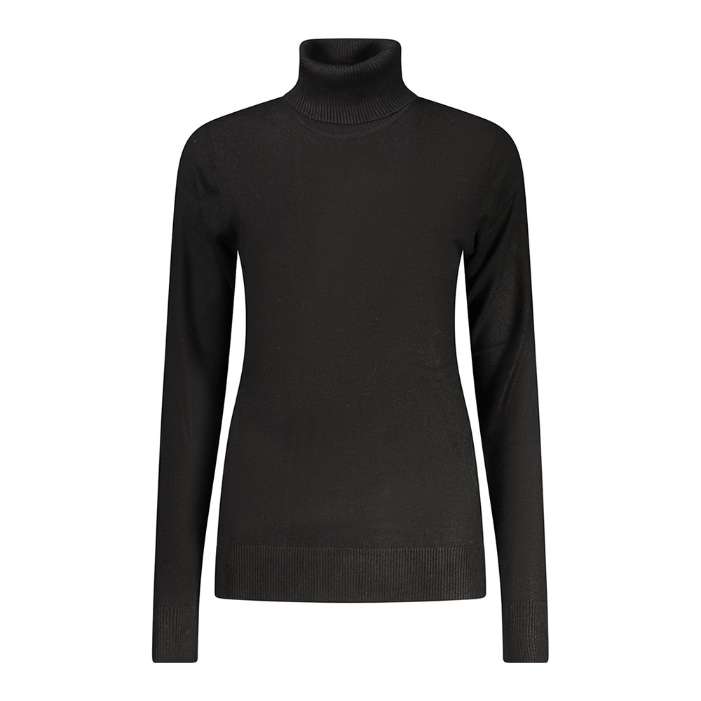 Camisola de Gola Alta Senhora Preto