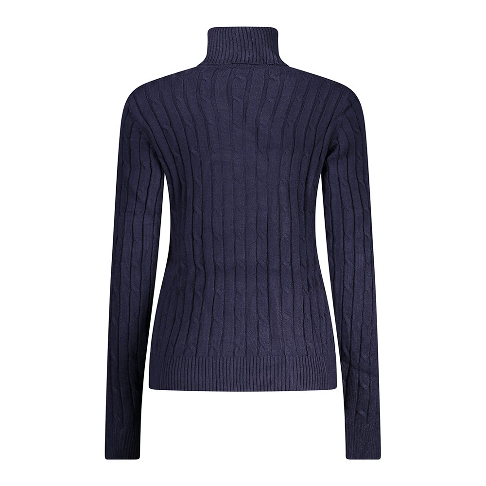 Camisola de Gola Alta Senhora Azul