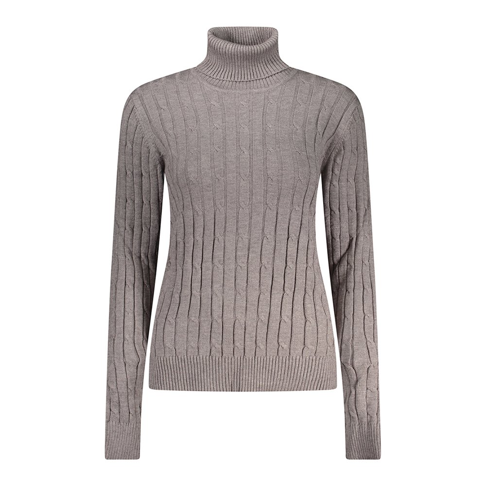 Camisola de Gola Alta Senhora Cinza