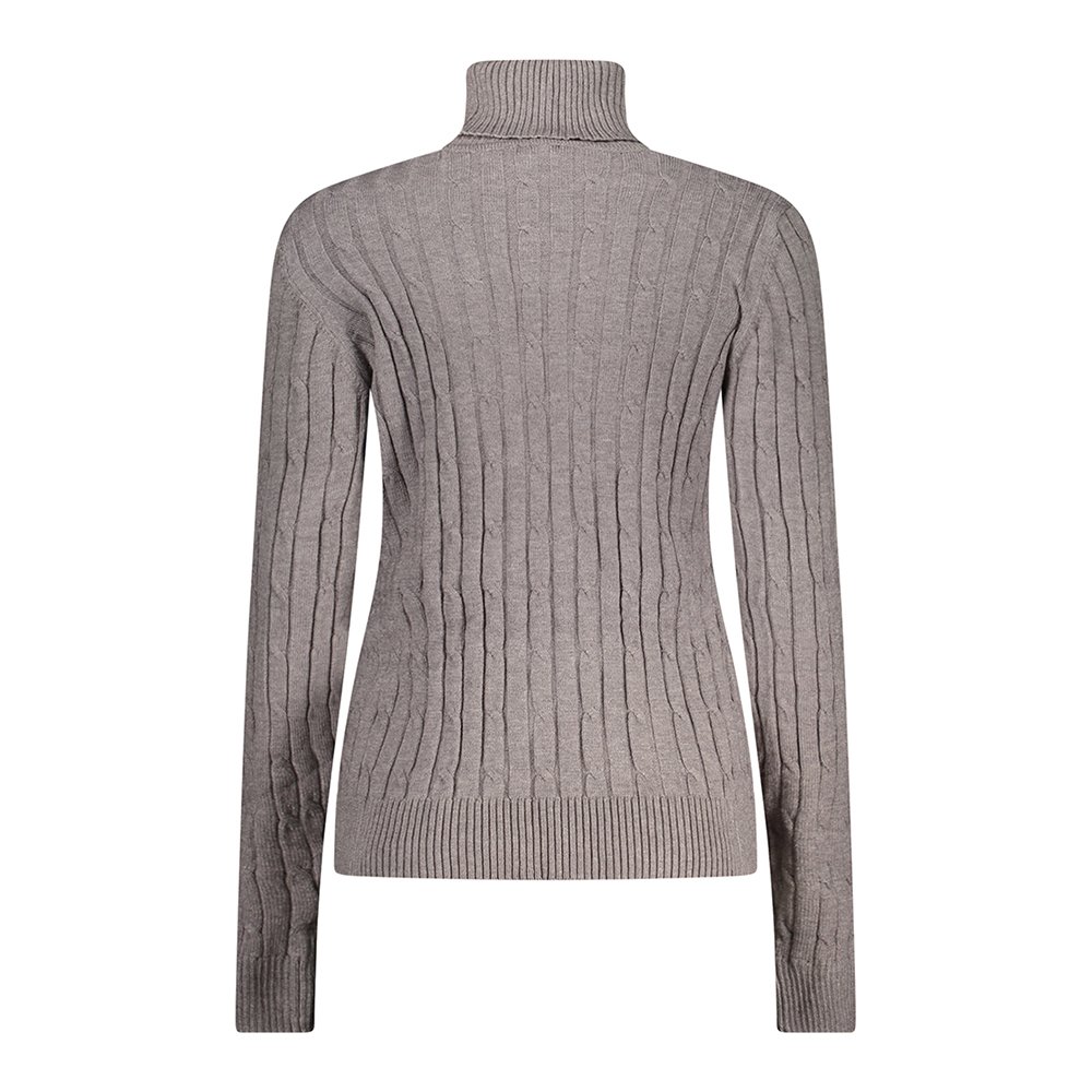 Camisola de Gola Alta Senhora Cinza